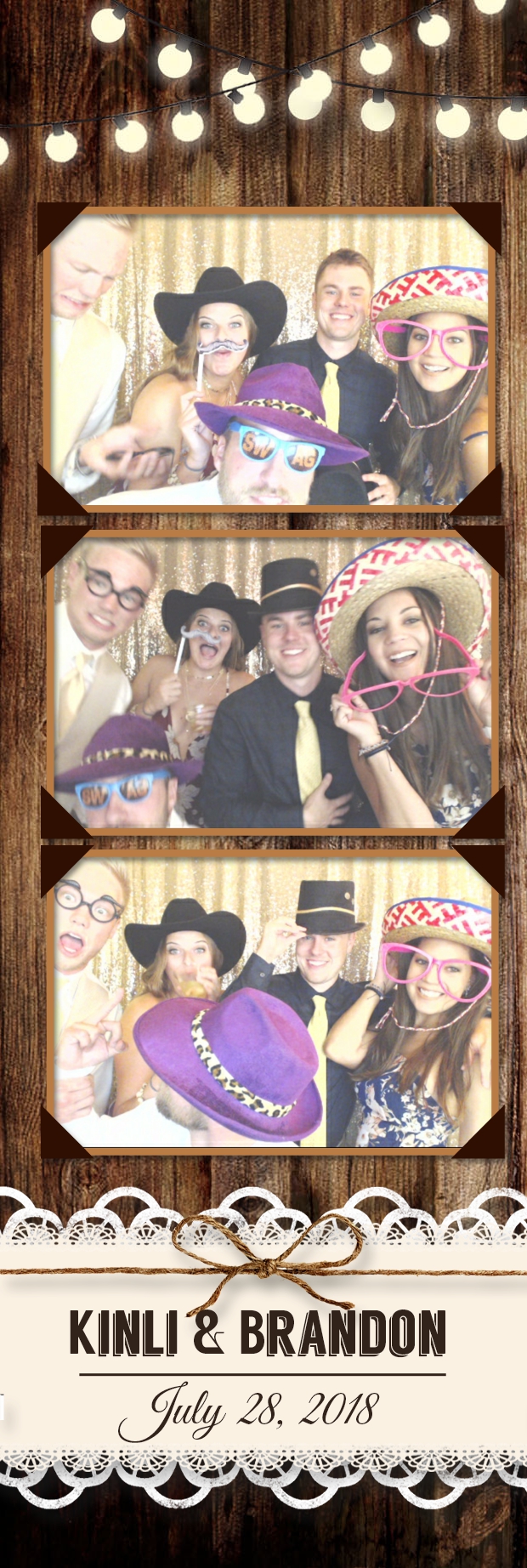 Kinli and Brandon's Wedding | View more photos from the event at gallery.photoboothbillings.com/u/PhotoBoothBillings/Kinli-and-Brandons-Wedding